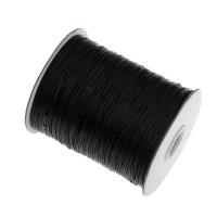 Wax Cord Korean Waxed Cord with paper spool black Sold By Spool