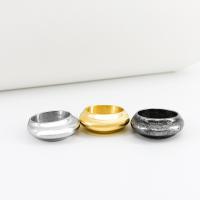 Anel de dedo de aço inoxidável, Partículas de aço, joias de moda & unissex & tamanho diferente para a escolha, Mais cores pare escolha, vendido por PC