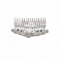 Bridal Tiaras Zinc Alloy silver color plated for woman & with rhinestone nickel lead & cadmium free 110mm Sold By PC