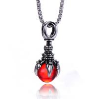 Stainless Steel Pendants with Glass Beads fashion jewelry & Unisex Sold By PC