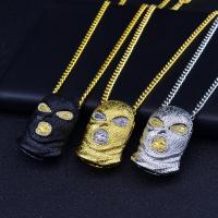 Zinc Alloy Sweater Necklace plated for man & with rhinestone Length Approx 29.5 Inch Sold By Lot