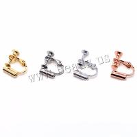 Brass Clip On Earring Finding plated durable & DIY nickel lead & cadmium free Sold By Bag
