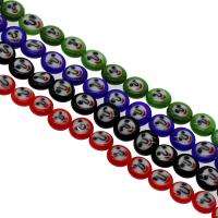 Handgemaakte Lampwork Beads, meer kleuren voor de keuze, 9*3mm, Gat:Ca 0.5mm, Lengte 14.9 inch, 5strengen/Bag, Verkocht door Bag