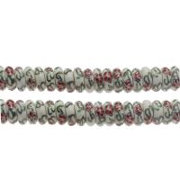 PorseleinJuwelen Beads, Porselein, mode sieraden & DIY, 12*5mm, Gat:Ca 3mm, Ca 200pC's/Bag, Verkocht door Bag