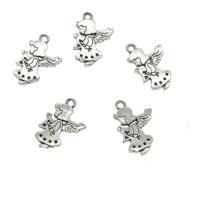 Character Zinc Alloy Pendants Angel antique silver color plated nickel lead & cadmium free Approx 1.6mm Approx Sold By KG