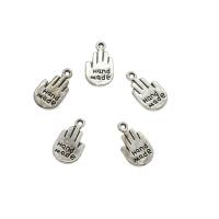 Zinc Alloy Hand Pendants antique silver color plated nickel lead & cadmium free Approx 1mm Approx Sold By KG