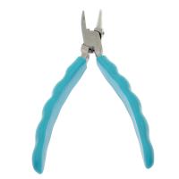 Stainless Steel Needle Nose Plier with Plastic portable & durable blue Sold By PC