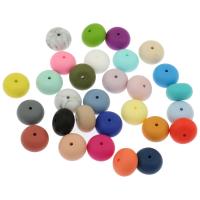 Siliconen Kralen, Silicone, verschillende grootte voor keus, meer kleuren voor de keuze, Gat:Ca 2mm, Ca 100pC's/Bag, Verkocht door Bag