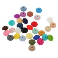 silikone Beads, Silicone, flere farver til valg, 12*7mm, Hole:Ca. 2mm, Ca. 100pc'er/Bag, Solgt af Bag