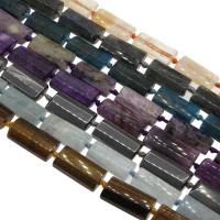Gemstone Smycken Pärlor, Ädelsten, olika material för val & fasetterad, 22x13x8mm, Hål:Ca 1mm, Såld Per Ca 14.9 inch Strand