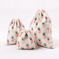 Canvas Drawstring Bag, printing, different size for choice, 10PCs/Lot, Sold By Lot