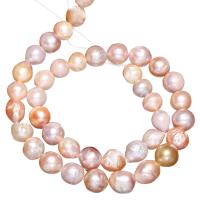 Brambor pěstované sladkovodní perle, Sladkovodní Pearl, přírodní, smíšené barvy, 8-10mm, Otvor:Cca 0.8mm, Prodáno za Cca 15 inch Strand