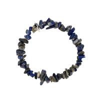 Naturalnego Lapis Lazuli bransoletki, biżuteria moda & dla kobiety, sprzedawane na około 6.2 cal Strand