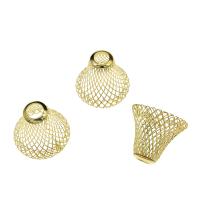 Fashion Iron Pendants gold color plated hollow nickel lead & cadmium free Approx 8mm Sold By Bag