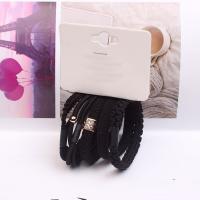 Ponytail Holder Crystal Velvet Korean style & for woman & with rhinestone 40-45mm  Sold By Lot