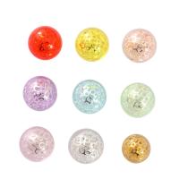 Acrylic Jewelry Beads no hole & inner flower nickel lead & cadmium free 18*16mm Sold By Bag