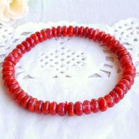 Red Agate Bracelets for woman red 75mm Sold By Strand