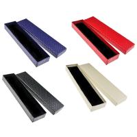 Kartong Halsband Box, Papper, Rektangel, fler färger för val, 205x50x25mm, 50PC/Lot, Säljs av Lot