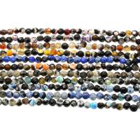 Fire Agate Beads Round & faceted Approx 1mm Sold Per Approx 14.9 Inch Strand