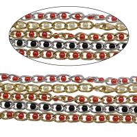 Aluminum Chains with Plastic plated vintage & fashion jewelry nickel lead & cadmium free Sold By Bag