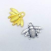 Zinc Alloy Animal Pendants Bee plated Mini & cute & fashion jewelry & DIY nickel lead & cadmium free Approx 1mm Sold By Bag