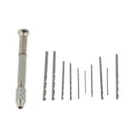 Stainless Steel Drilling Bit portable & durable original color 0.8-2.5mm Sold By Set