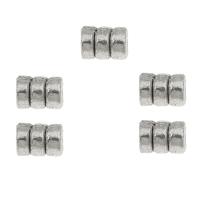 Zinc Alloy Jewelry Beads Column antique silver color plated DIY Approx 1.7mm Approx Sold By Bag