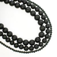 Natural Green Goldstone Beads Round Approx 1mm Sold Per Approx 14.9 Inch Strand