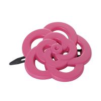 Hair Clip ABS Plastic Flower Korean style & for woman & hollow 50mm Sold By Bag