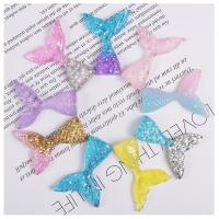 Resin Cell Phone DIY Kit Mermaid tail stoving varnish Mini & cute & fashion jewelry Sold By Bag