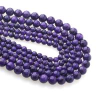 Charoite Beads Round DIY purple Sold Per Approx 15 Inch Strand