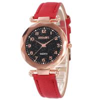 Women Wrist Watch PU Leather with Glass & Zinc Alloy plated fashion jewelry & for woman 40mm Sold By PC