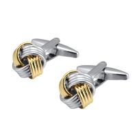 Cufflinks Brass plated & for woman & with rhinestone 12mm Sold By Pair