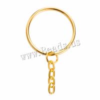 Vas Key Kapcsos beállítása, Fenntartható & divat ékszerek & különböző méretű a választás, arany, 200PC-k/Lot, Által értékesített Lot