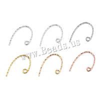 925 Sterling Silver Hook Earwire plated fashion jewelry & DIY & with loop Sold By Lot