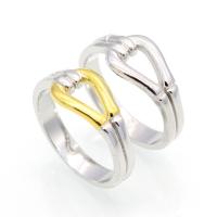 Ring Finger Titantium stali, Powlekane, biżuteria moda & dla obu płci & różnej wielkości do wyboru & pusty, dostępnych więcej kolorów, sprzedane przez PC