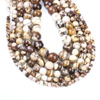 Zebra Jasper Beads Round Approx 1mm Sold Per Approx 14.9 Inch Strand
