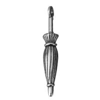 Zinc Alloy Pendants Umbrella fashion jewelry & blacken silver color nickel lead & cadmium free Approx 2.5mm Sold By Lot