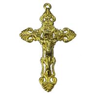 Zinc Alloy Cross Pendants Crucifix Cross fashion jewelry golden nickel lead & cadmium free Approx 2mm Sold By Lot