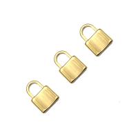 Stainless Steel Pendants Lock plated DIY Sold By PC