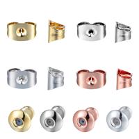 Brass Ear Nut Component plated metallic color plated 6mm 4.5mm Sold By Lot