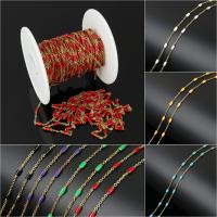 Stainless Steel Bar Chain plated fashion jewelry Sold By Spool
