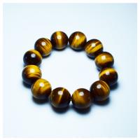 Tiger Eye Beads, Runde, forskellige kvaliteter til valg & forskellig størrelse for valg, flere farver til valg, Solgt Per Ca. 16 cm Strand