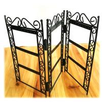 Iron Earring Display, Unisex, black, 255x150mm, Sold By PC
