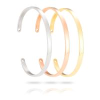 Stainless Steel Bangle 304 Stainless Steel plated Unisex Inner Approx 62mm Sold By PC