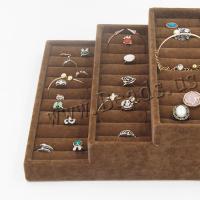 Velveteen smykker sæt box, for kvinde, flere farver til valg, 240x260mm, Solgt af PC