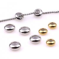 Nerezový distanční korálky, Nerez, módní šperky & různé velikosti pro výběr & pro ženy, více barev na výběr, 50PC/Bag, Prodáno By Bag