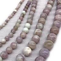 Flieder Perlen Perle, rund, poliert, DIY & verschiedene Größen vorhanden, violett, verkauft von Strang