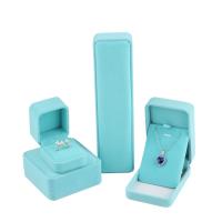 Velveteen smykker sæt box, Velvet box, Bærbare & Bæredygtig & forskellige stilarter for valg, nikkel, bly & cadmium fri, Solgt af Lot