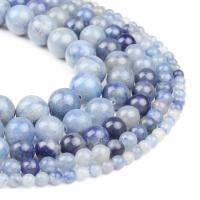 Natural Aventurine Beads Blue Aventurine Round blue Sold By Strand